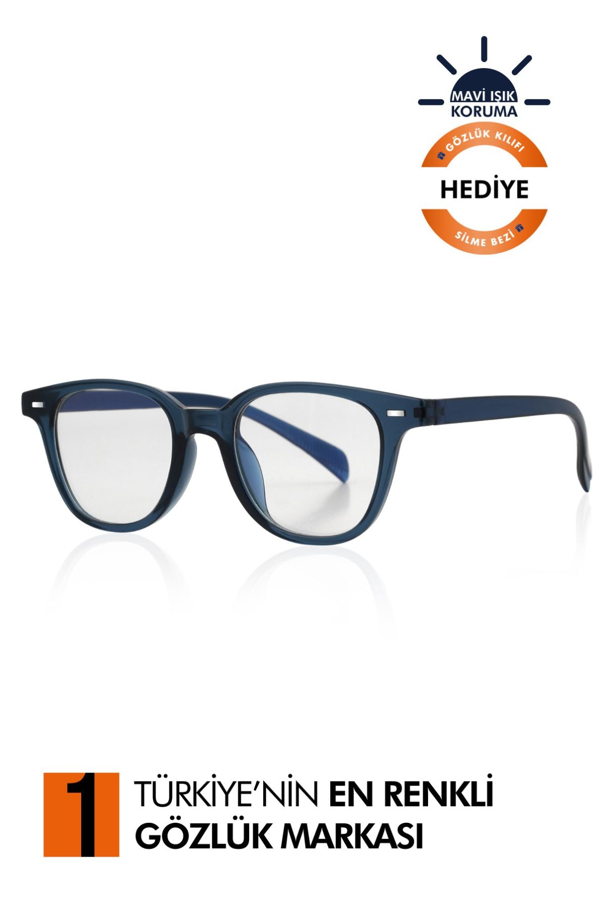 Amalfi Unisex Mavi Işık Korumalı Gözlük