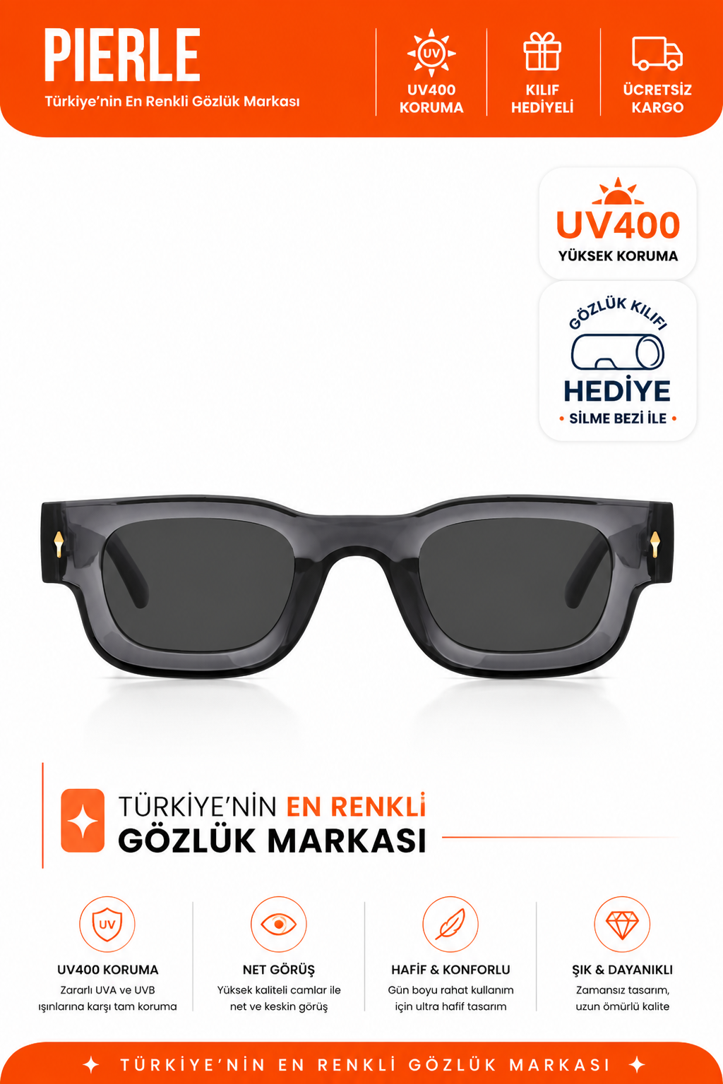 Agropoli Unisex Güneş Gözlüğü