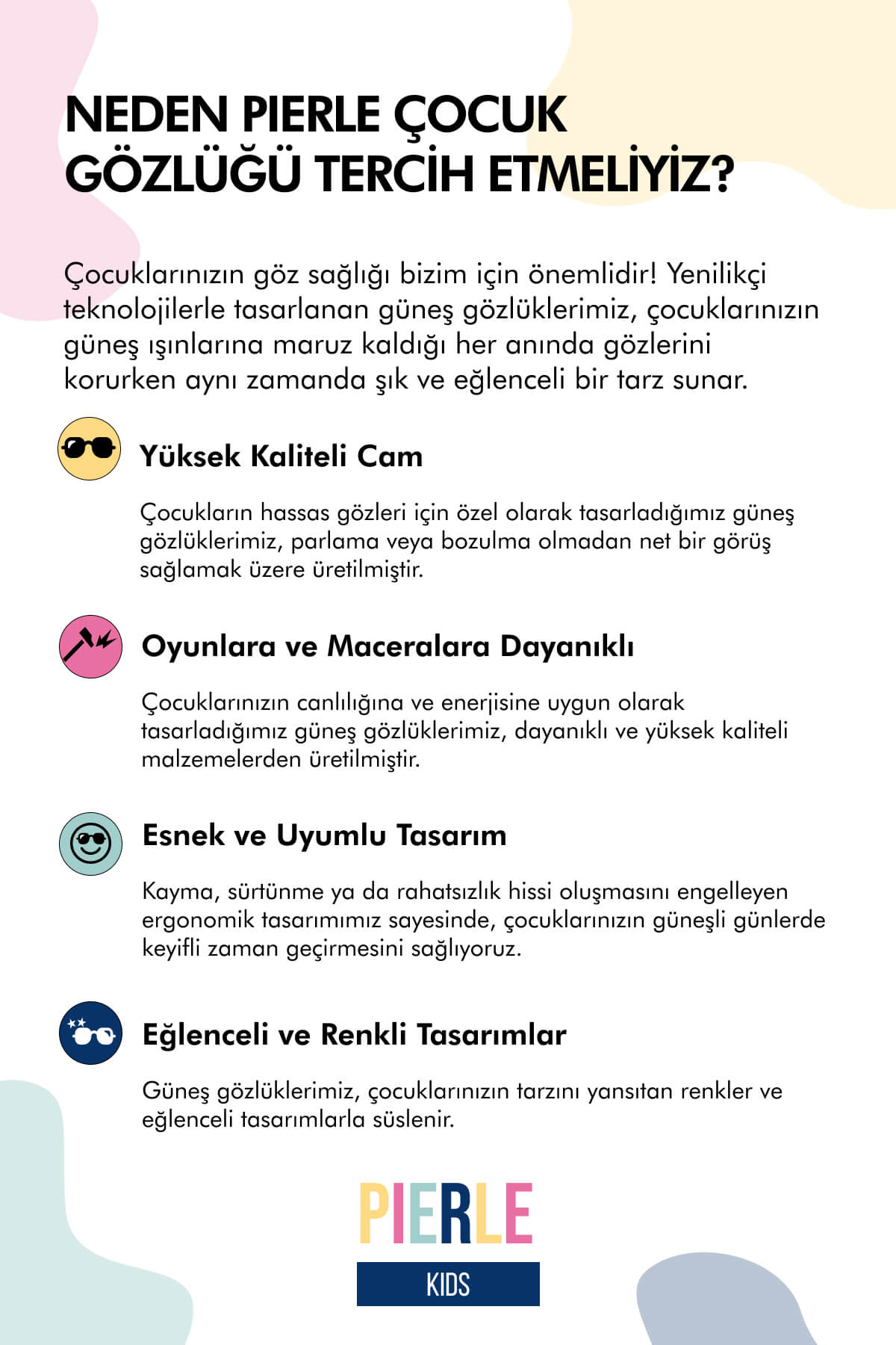 Siena Çocuk Güneş Gözlüğü